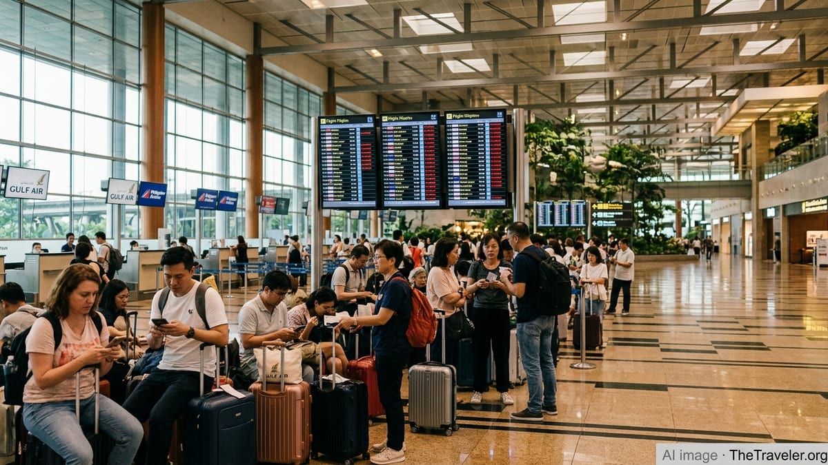 Gulf Air, PAL cancellations disrupt key routes from Changi