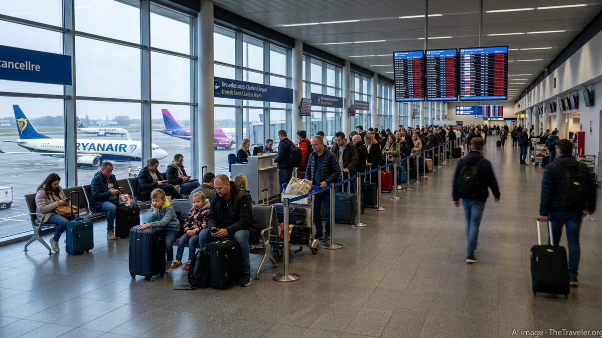 Belgium Strike Grounds Charleroi Flights, Stranding Thousands