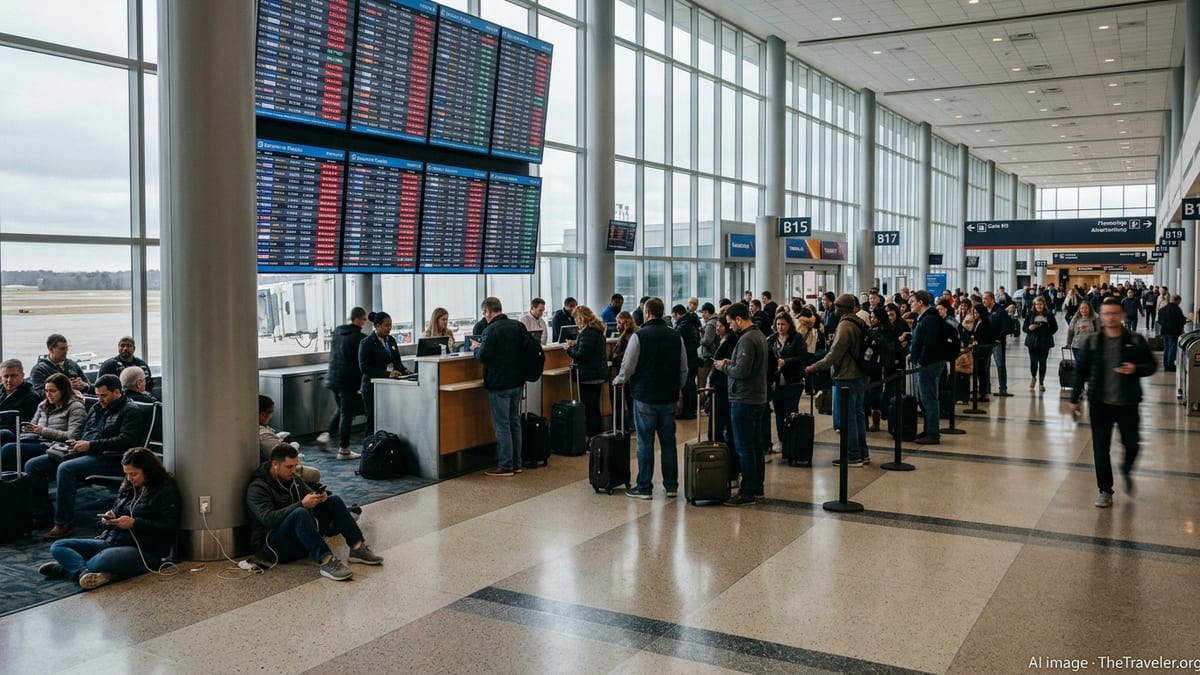 Storm-Linked Disruptions Snarl Flights at Charlotte Airport