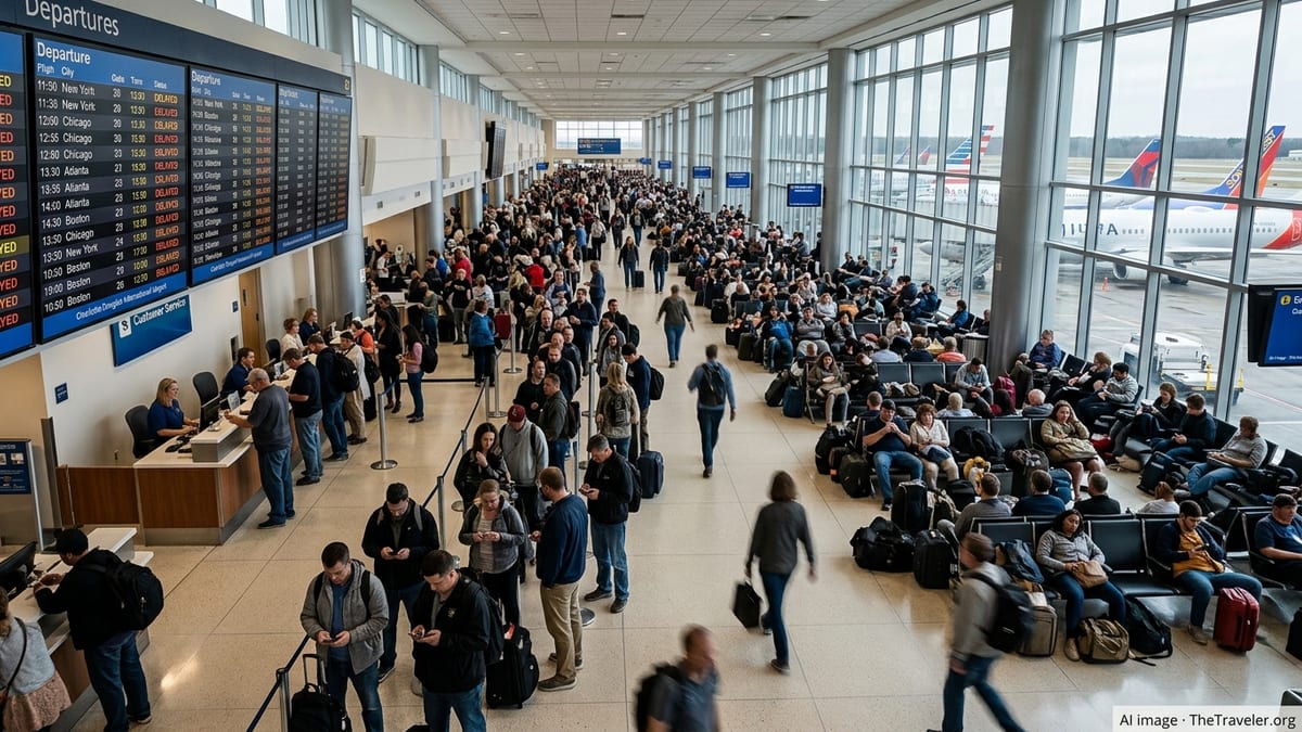 Major Delays at Charlotte Douglas Leave Passengers Stranded