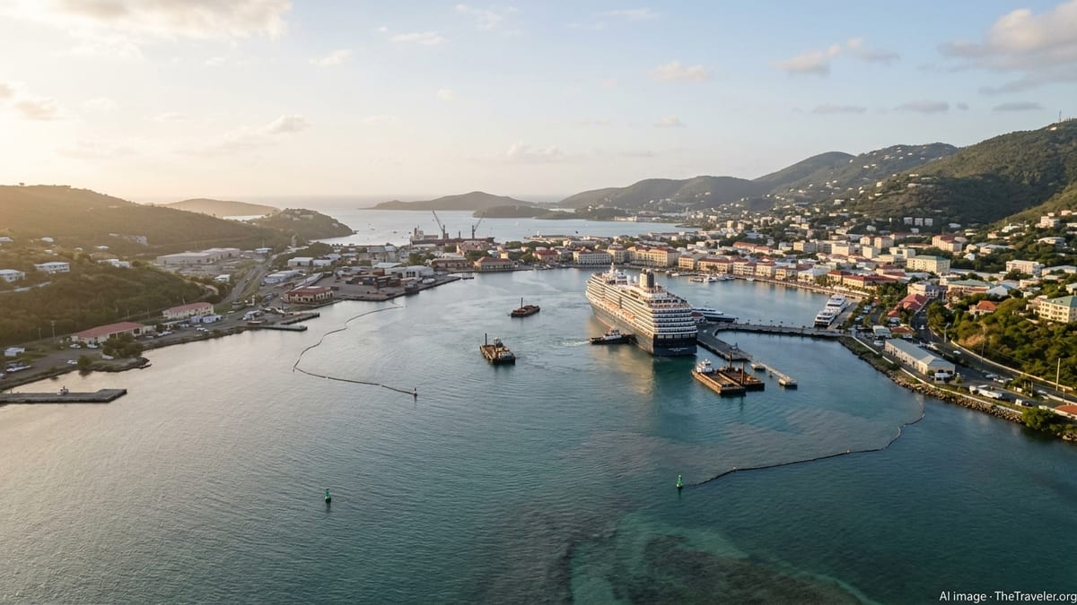 USVI OKs $49 Million Harbor Dredging to Grow St. Thomas Port