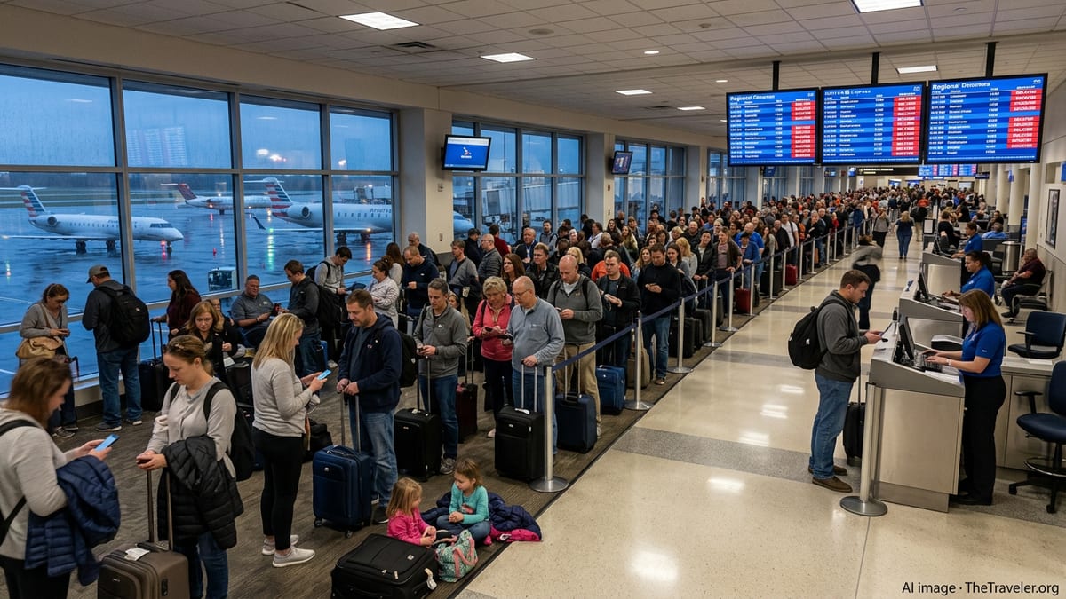 Staffing Strains at Charlotte Airport Spur 44 Cancellations, 700 Delays