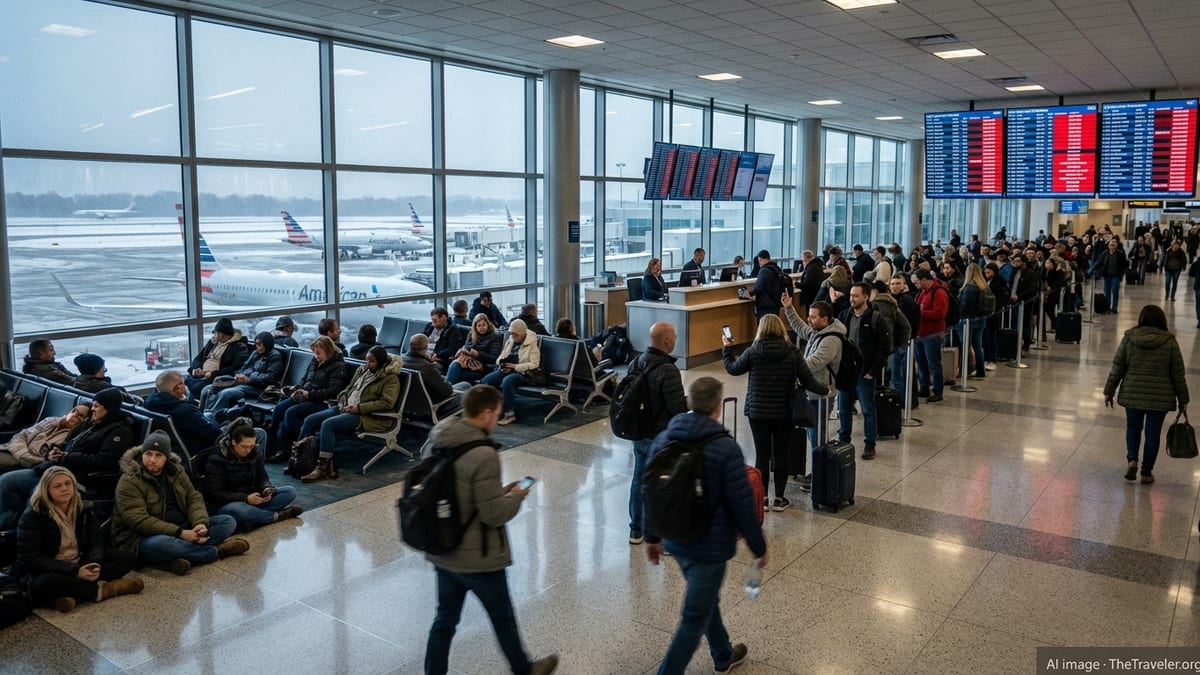 Severe Weather Strands Thousands at Charlotte as Flights Grounded