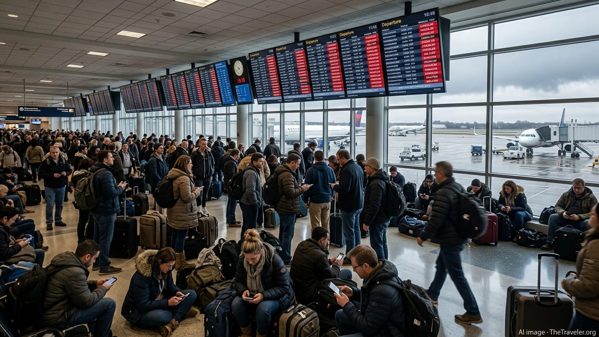 Chicago Midway Chaos as Hundreds of Flights Canceled
