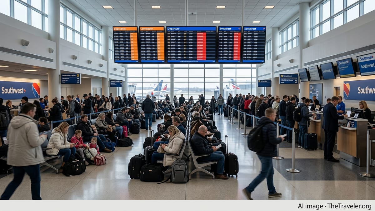 Flight Cancellations Snarl Travel at Chicago Midway
