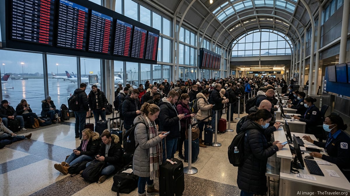 Chicago O’Hare Flight Chaos As Storms Trigger Mass Cancellations