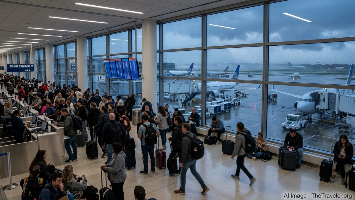 Storms and Staffing Snarls Hit Chicago O’Hare Flights