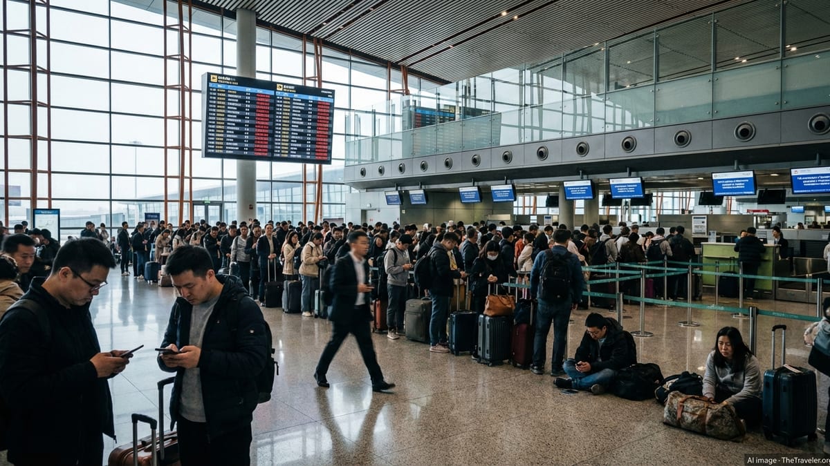 Flight Cancellations in China Disrupt Key Hubs and Routes