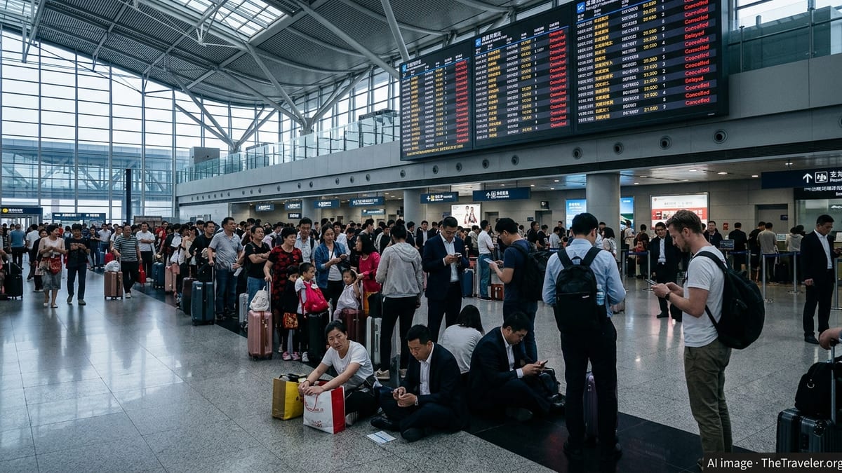 Severe Flight Disruptions Hit Major Chinese Hubs