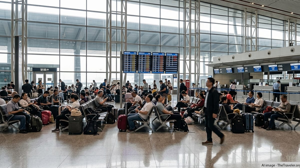 Mass Flight Disruptions Strand Travelers at Major Chinese Hubs