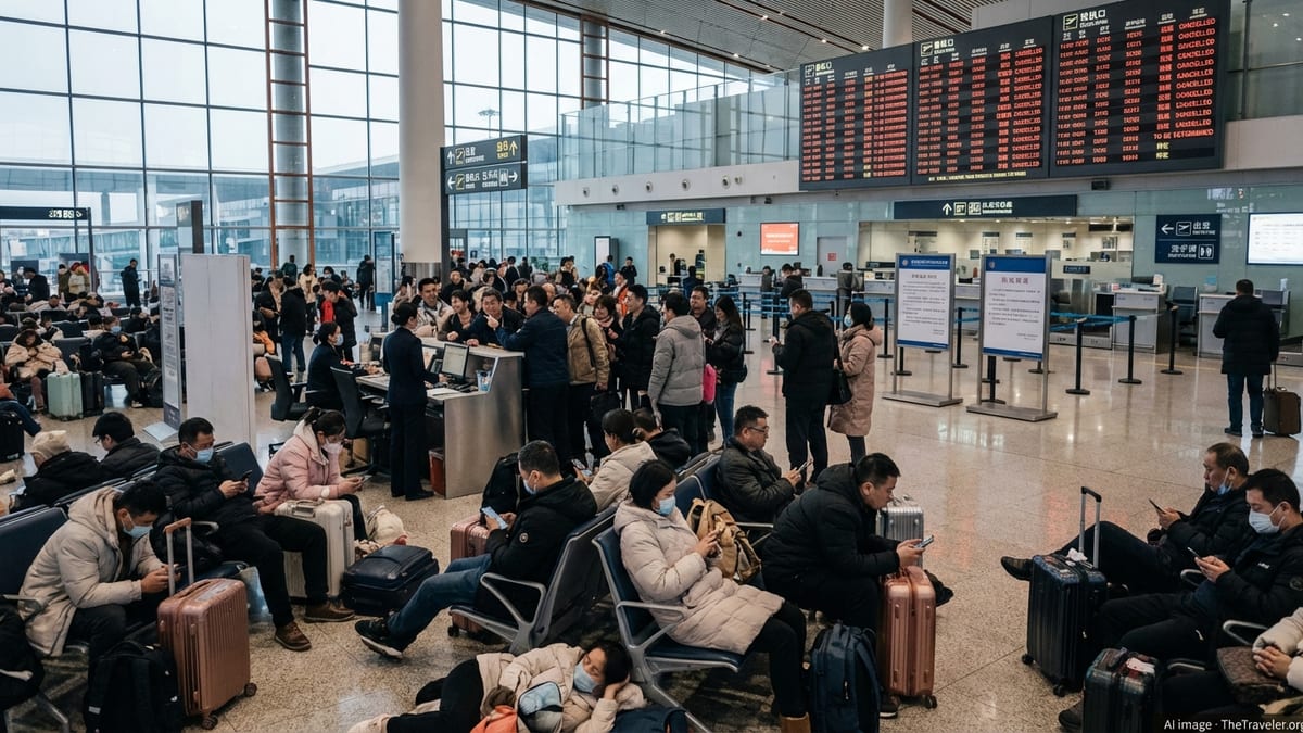 China Flight Chaos: 41 Cancellations and 1,181 Disruptions