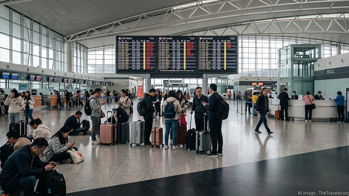 China Flight Cancellations Disrupt Major Hubs and Gulf Links