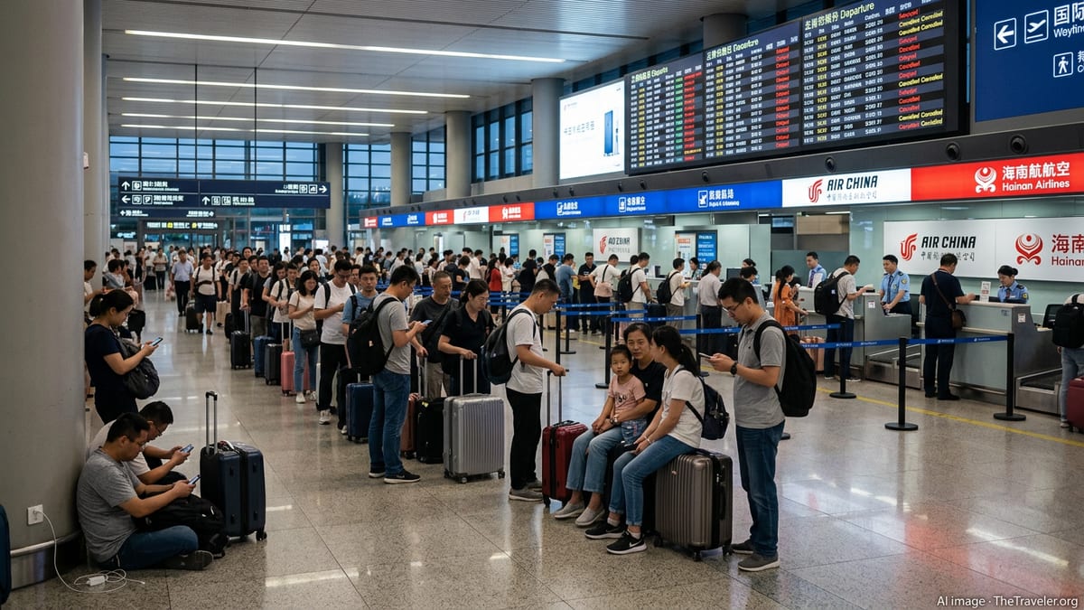 China Flight Chaos Ripples Across Asia as Delays Mount
