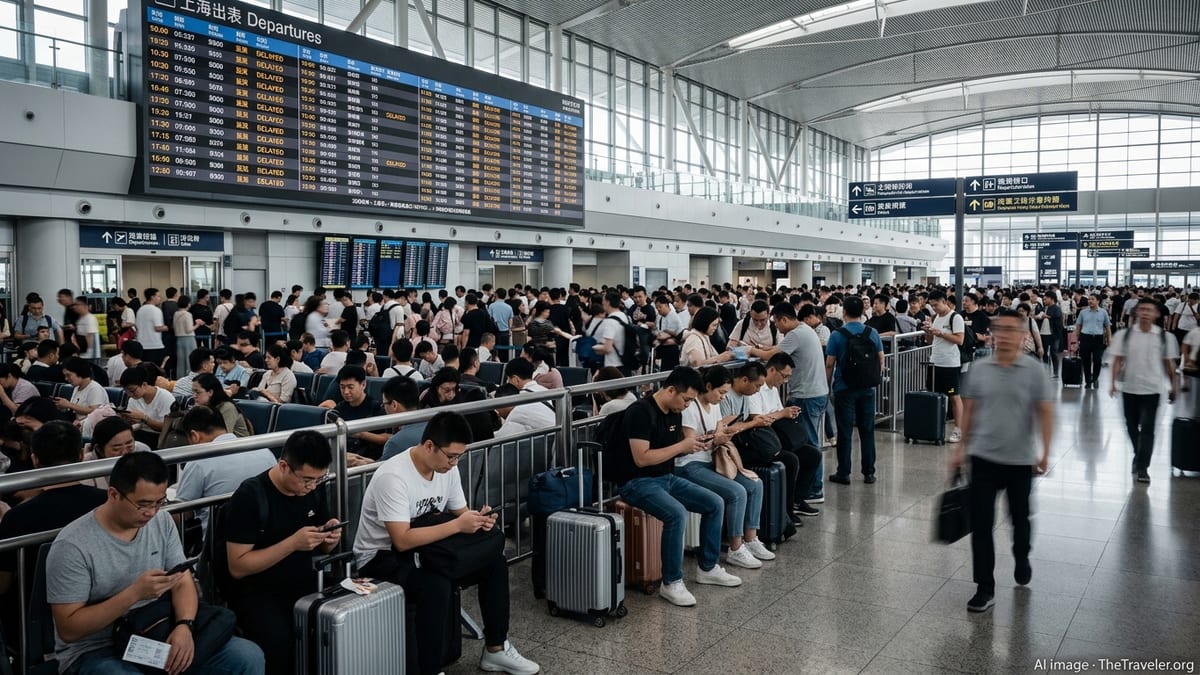 China Flight Disruptions Hit Hundreds as Delays Mount