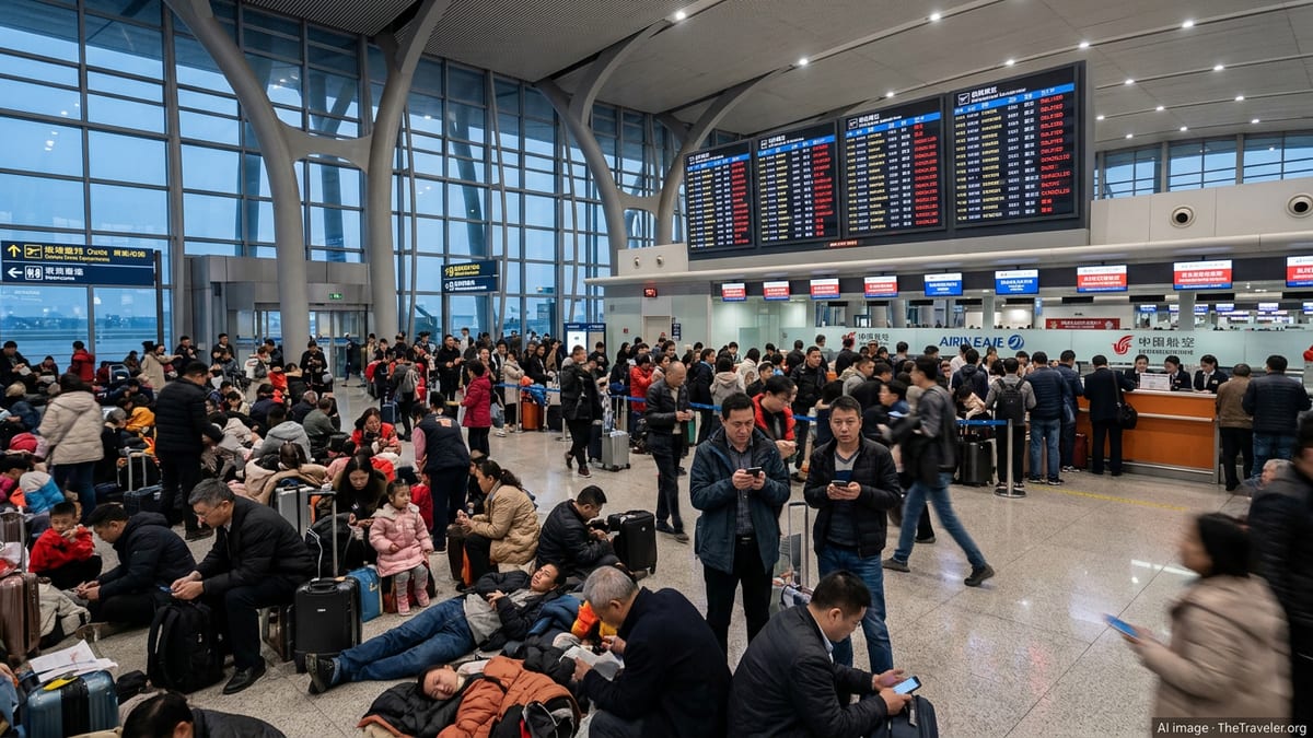 Flight Chaos Leaves Passengers Stranded Across China