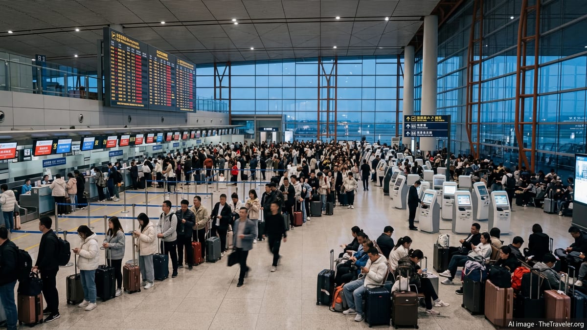 Mass Flight Disruptions Strand Air Passengers Across China
