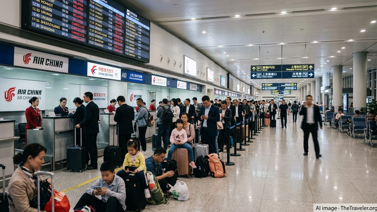China Flight Chaos: Cancellations Hit Key Northern Routes