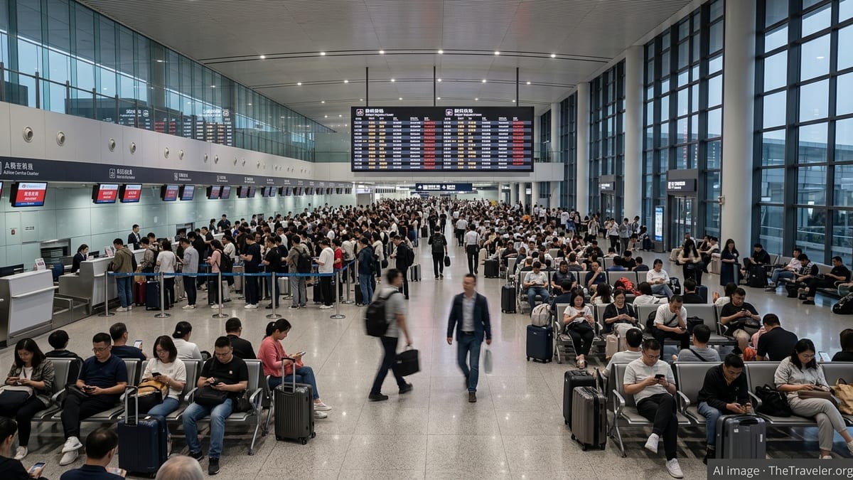 Flight Disruptions Strand Hundreds Across Major Chinese Cities