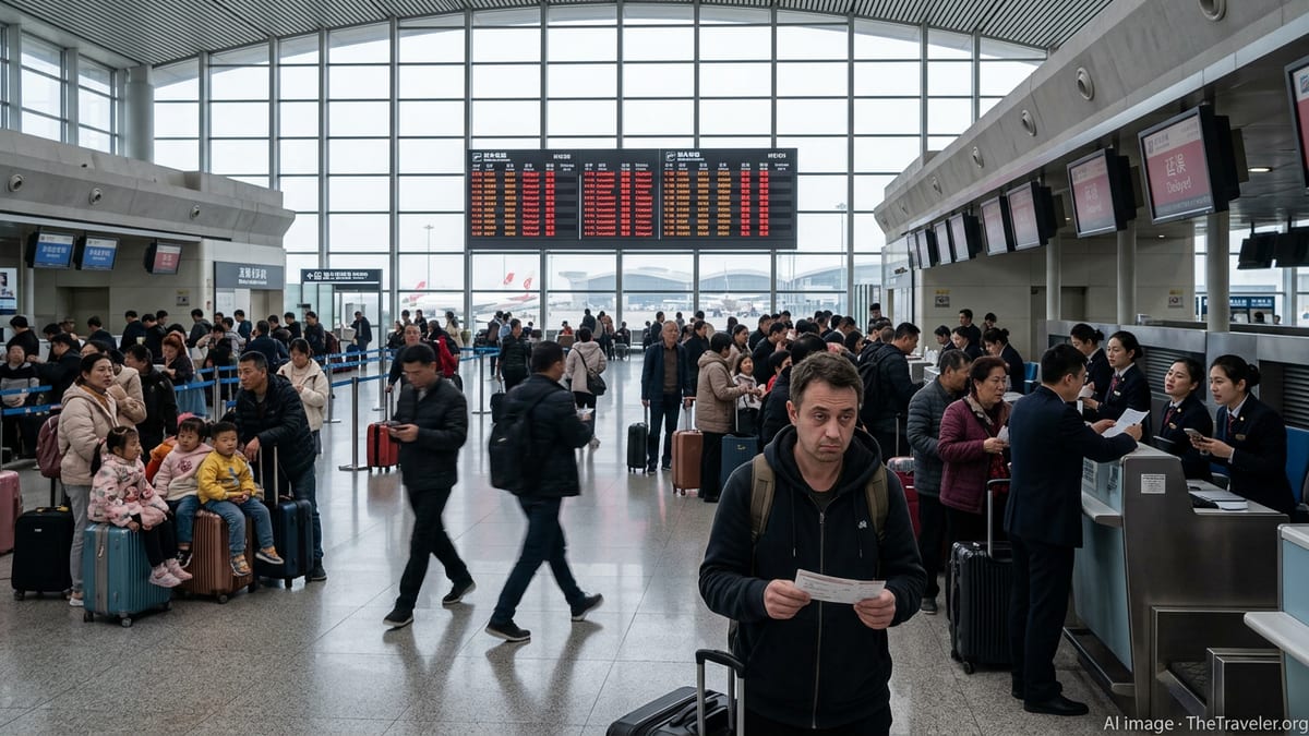 China Flight Chaos Leaves Travelers Stranded Across Multiple Cities