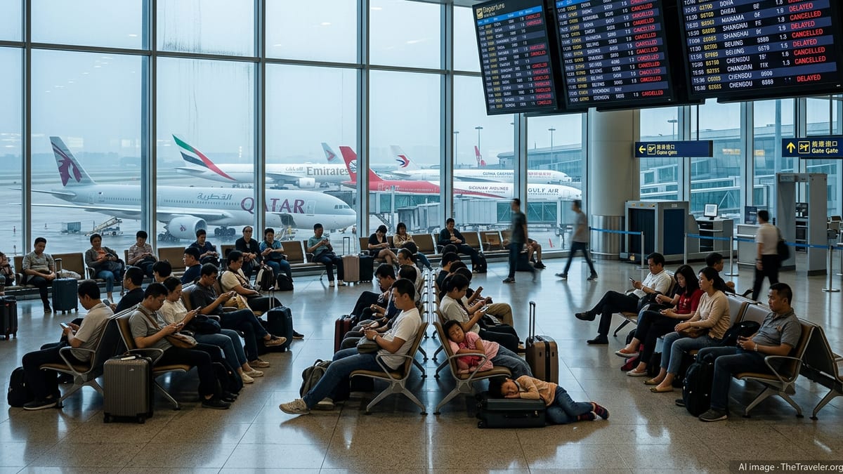 War-Linked Airspace Closures Snarl Flights Across Asia and Gulf