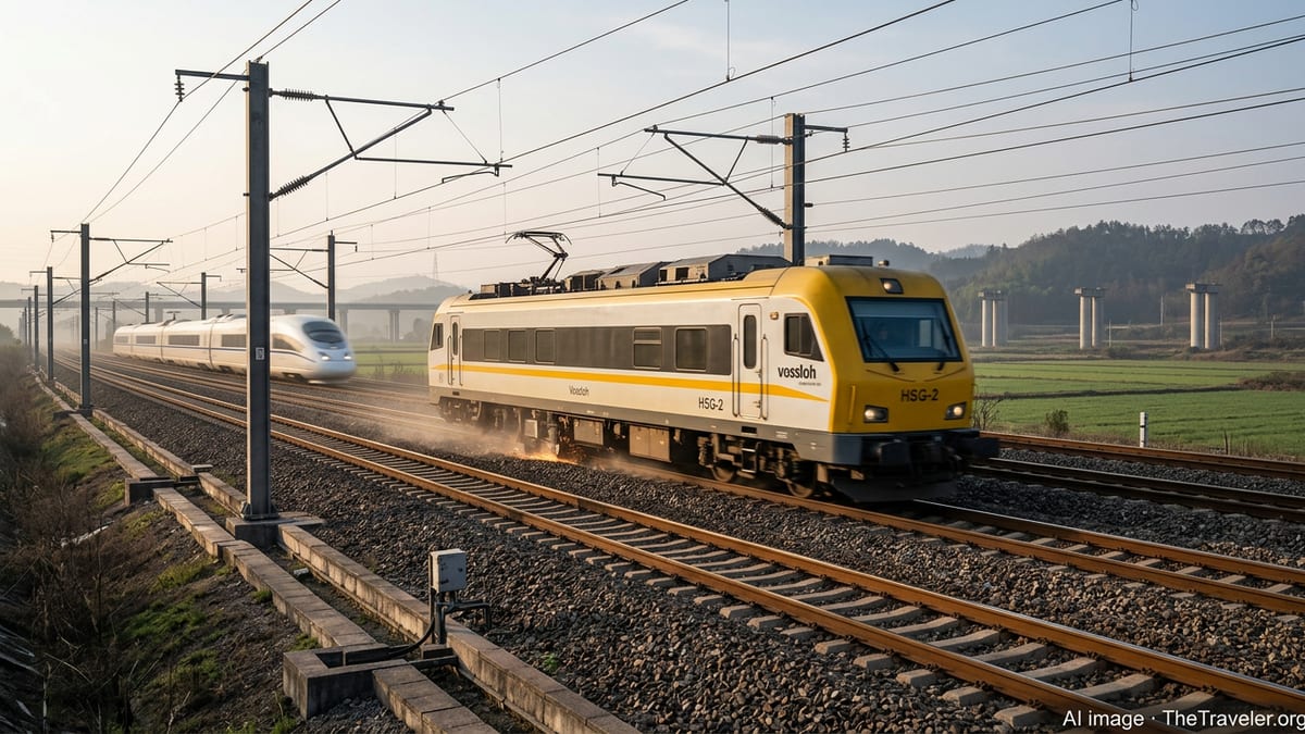 China Adds Vossloh HSG-2 to Boost High-Speed Rail Safety
