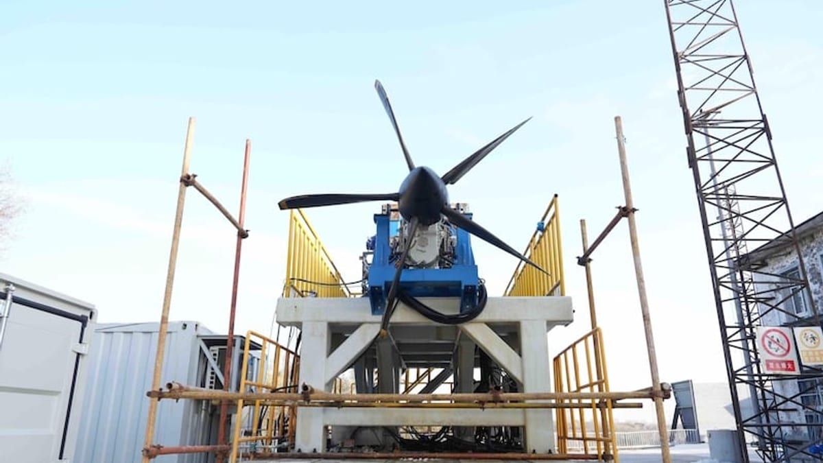 China Tests Hydrogen-Fueled AEP100 Engine Variant for Aviation
