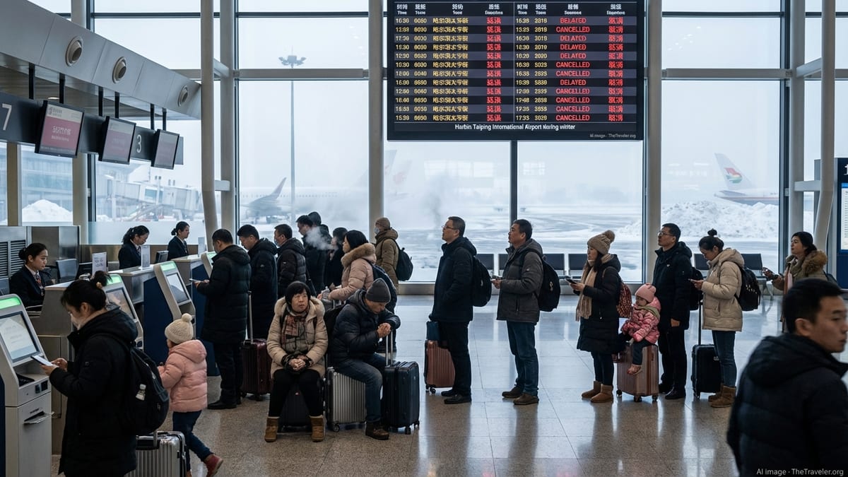 China Travel Turmoil as Northern Airports Hit by Wave of Disruptions