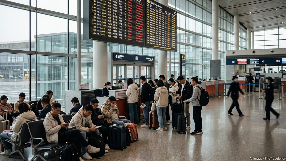 Severe Weather Disrupts China Flights, Stranding Hundreds