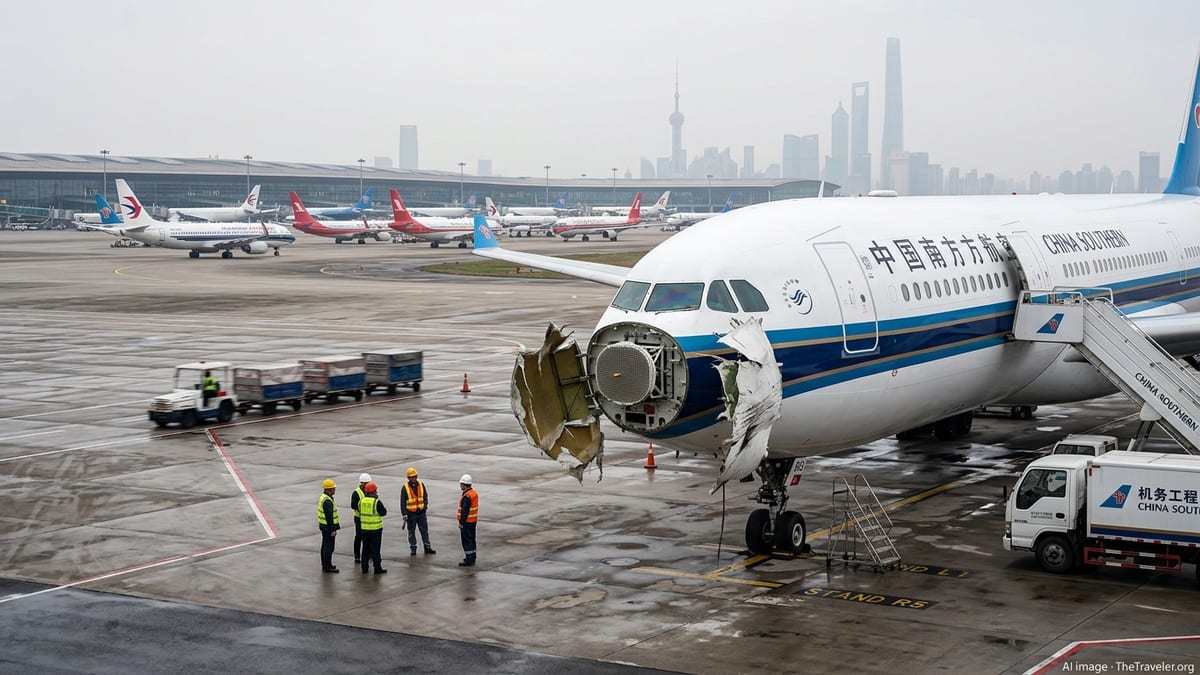Bird Strike Damages China Southern CZ3554 Nose, Disrupts Travel