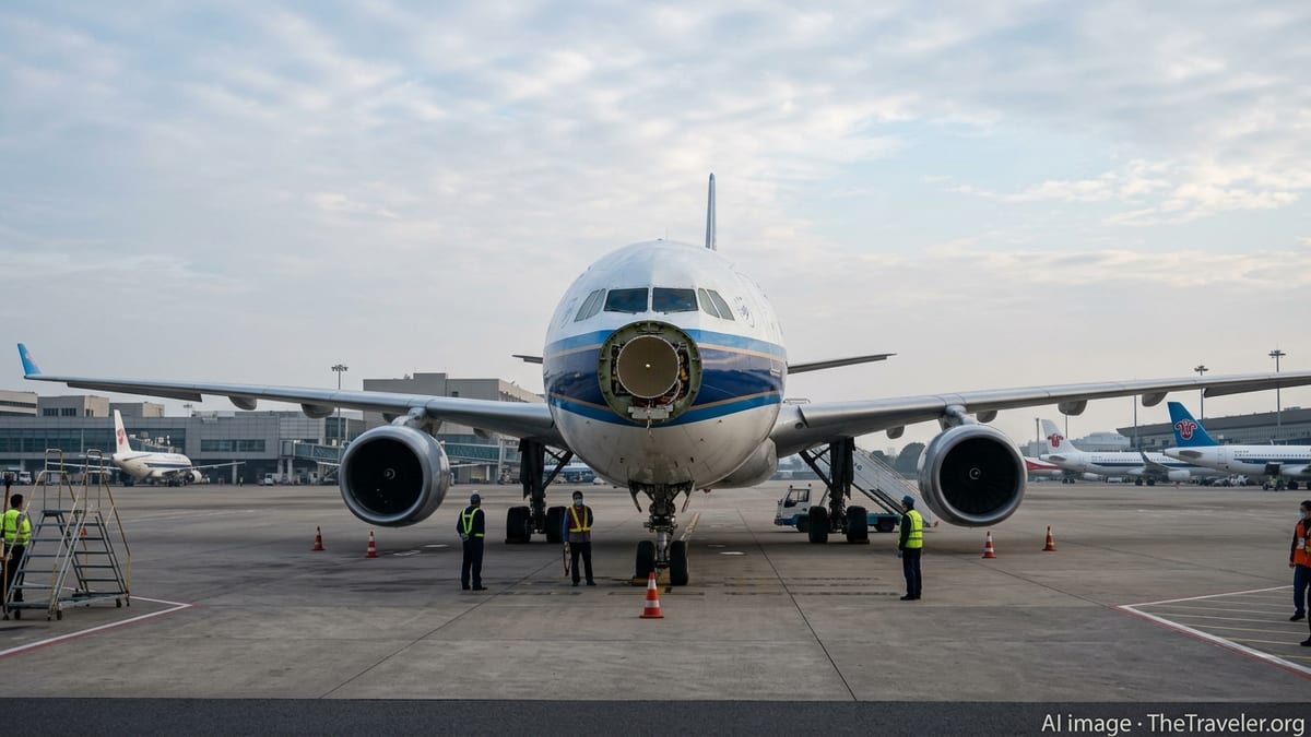 Bird Strike Rips Off Radome On China Southern CZ3554 A330