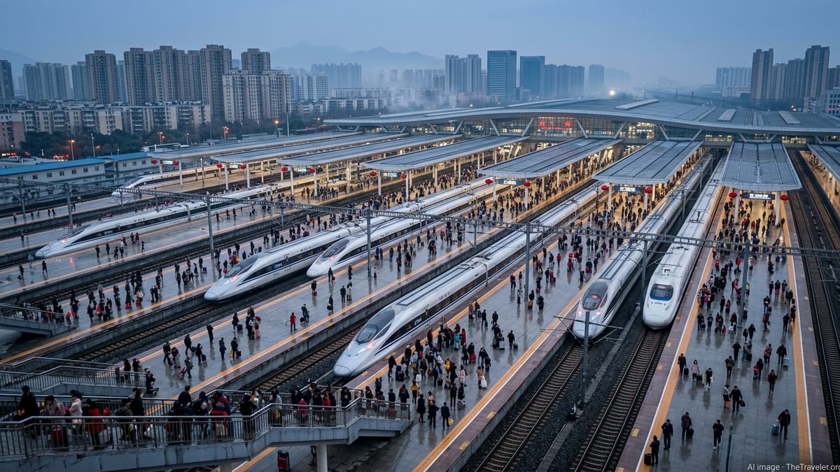 China Railways Shatter Records in 2026 Spring Festival Rush