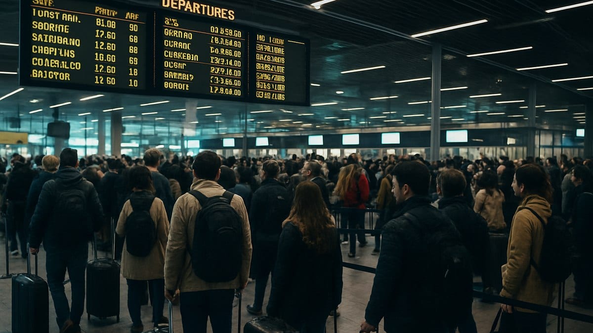 Chinese Flight Chaos Strands Travelers at Major Hubs