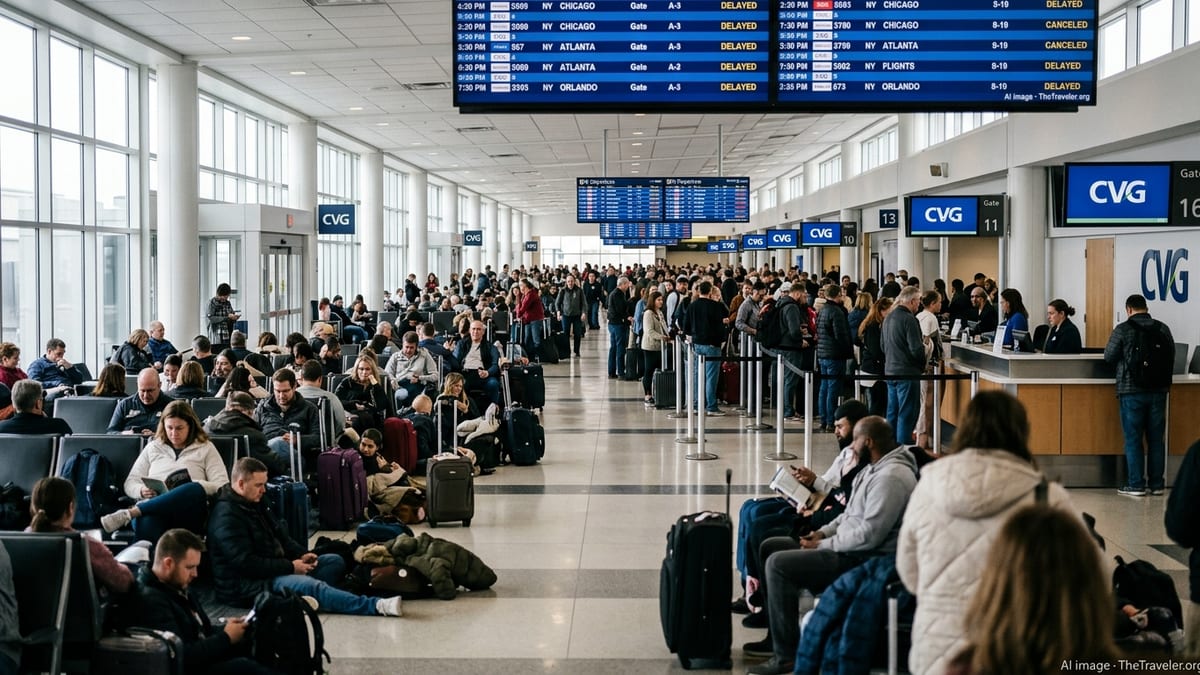 Major Flight Disruptions Strand Passengers at Cincinnati CVG