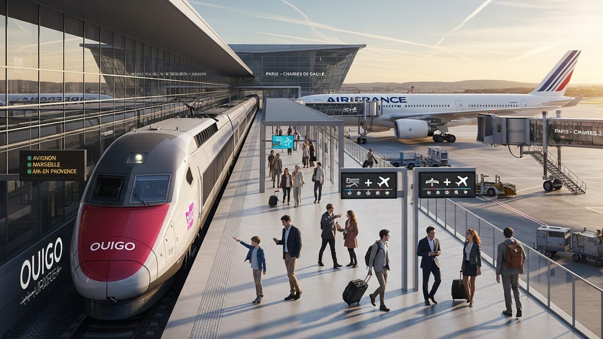 Ouigo Joins Air France Train+Air, Expanding Low-Cost Rail Links to CDG