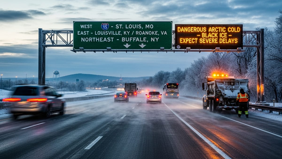 Arctic Blast Puts Missouri-to-New York Travel in a Deep-Freeze Danger Zone