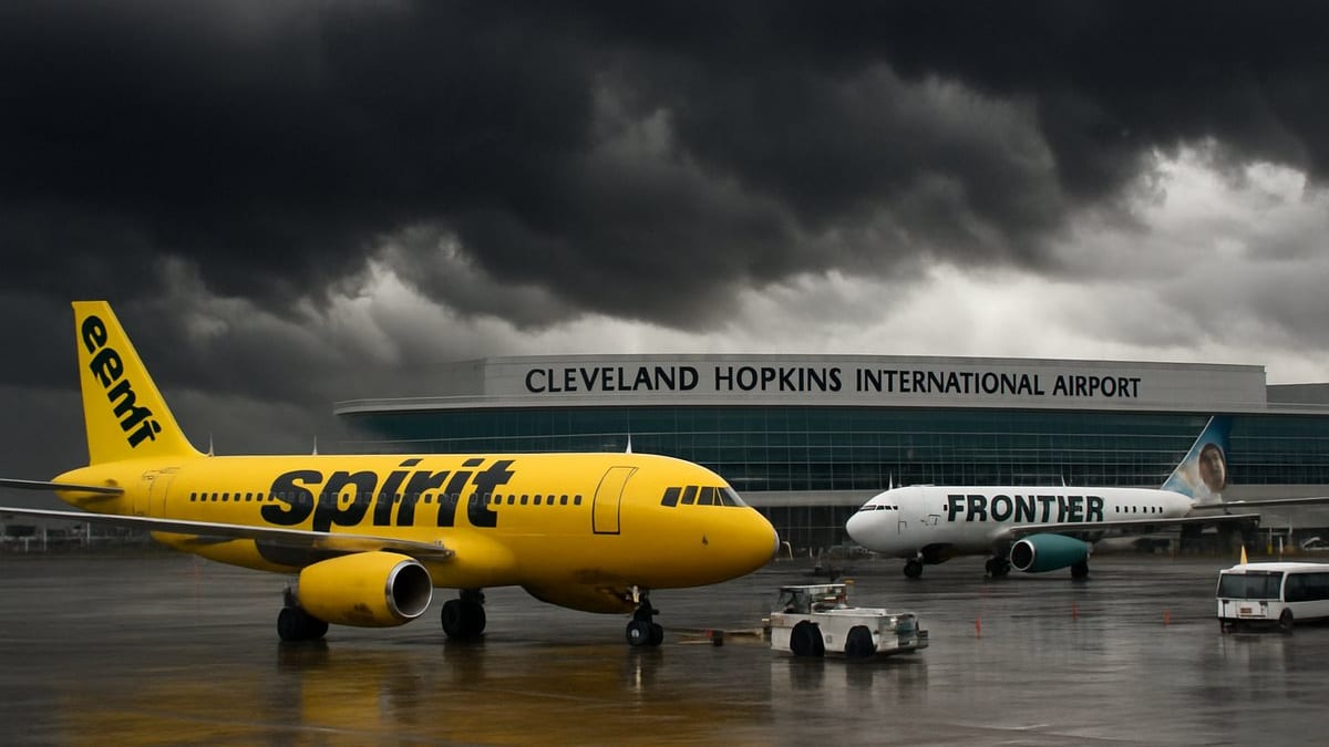 Cleveland Hopkins Turmoil Hits Spirit and Frontier Flights