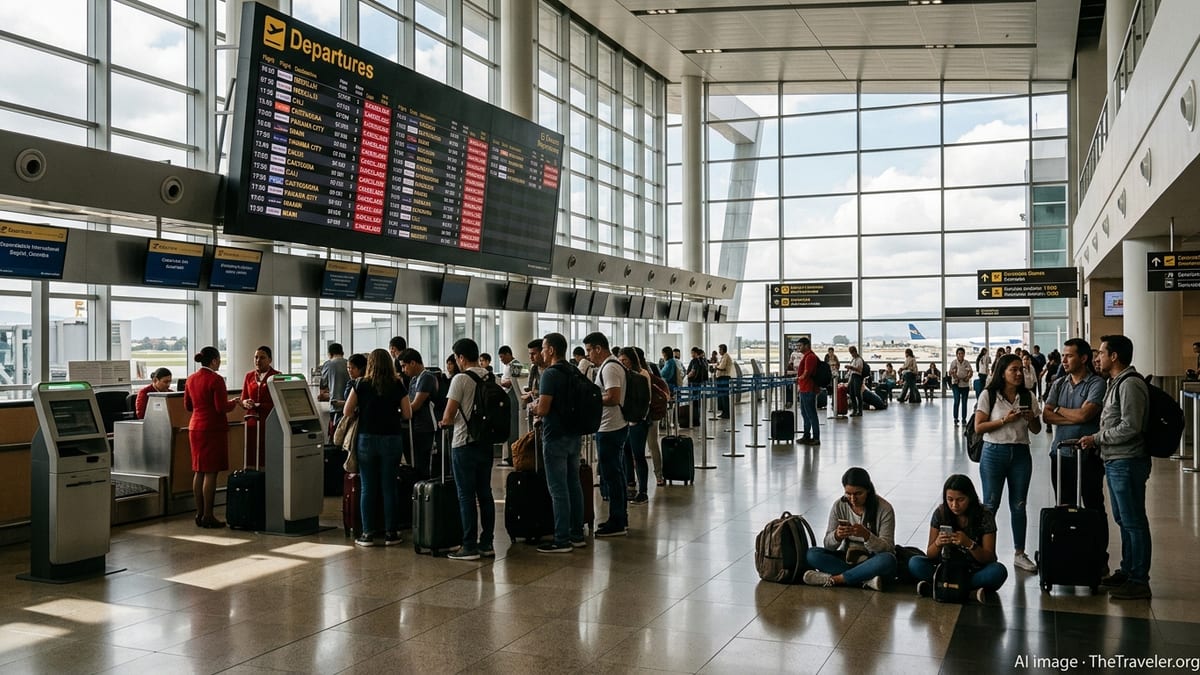 Flight Chaos in Colombia as Cancellations Hit Key Cities