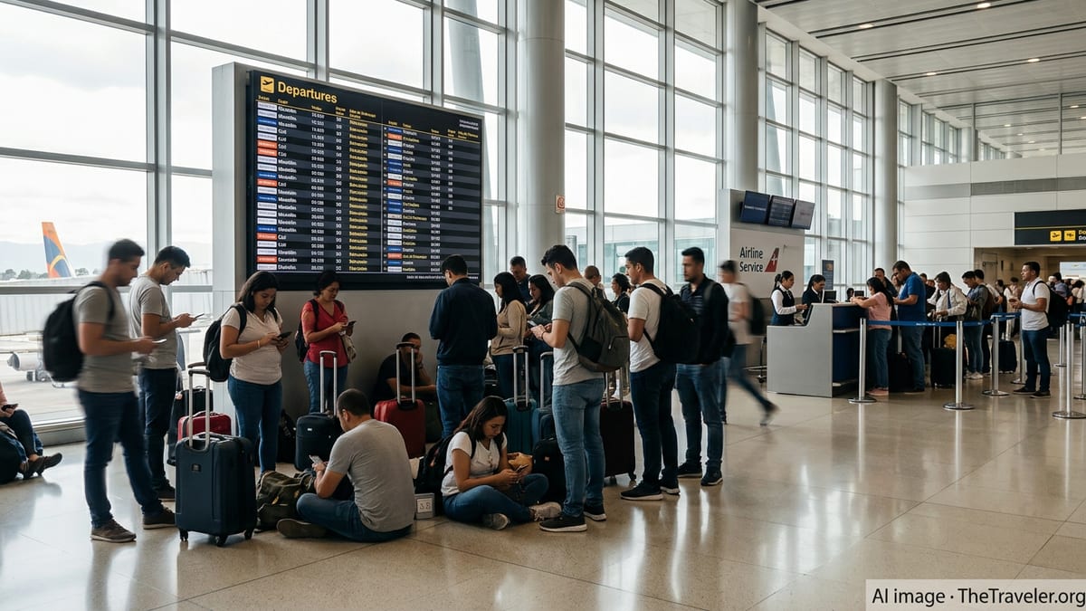 Flight Cancellations Disrupt Key Routes Across Colombia