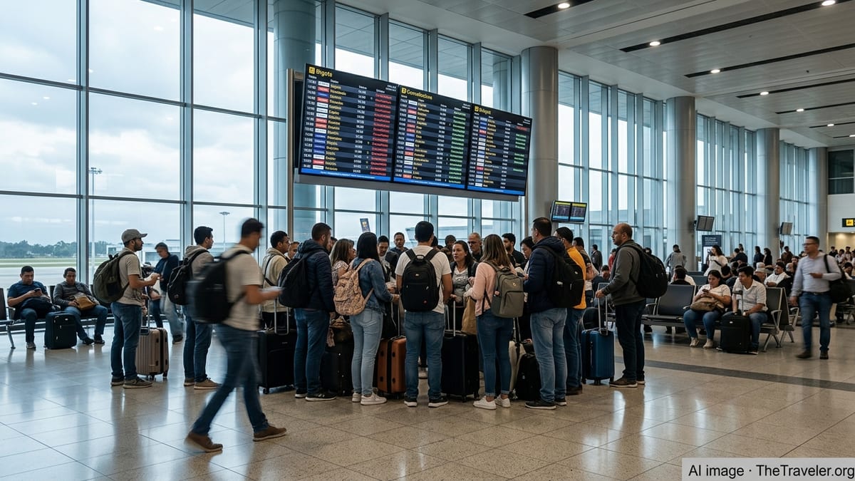 Flight Cancellations Disrupt Travel Across Colombia