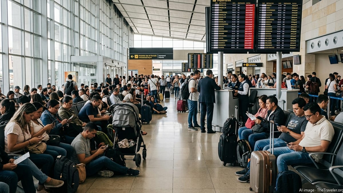 Flight Cancellations Disrupt Travel Across Colombia