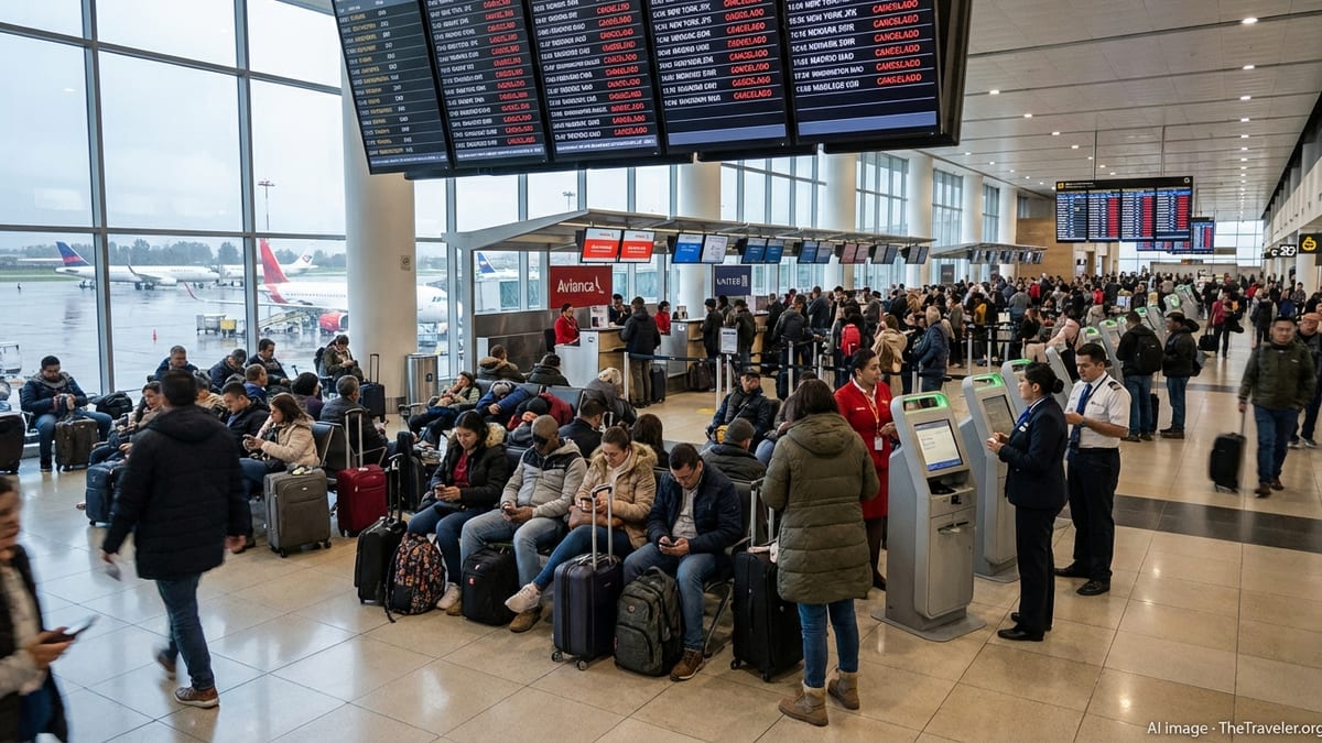 Colombia Flight Chaos as Major Airlines Cancel Key Routes