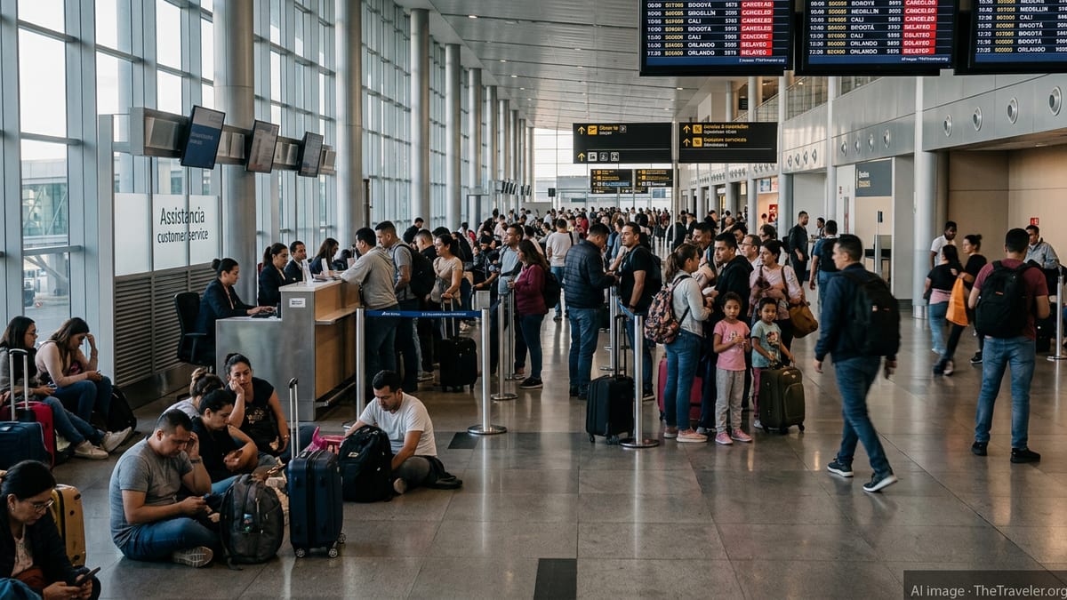 Flight Chaos in Colombia as Satena, Spirit Cancel Key Routes