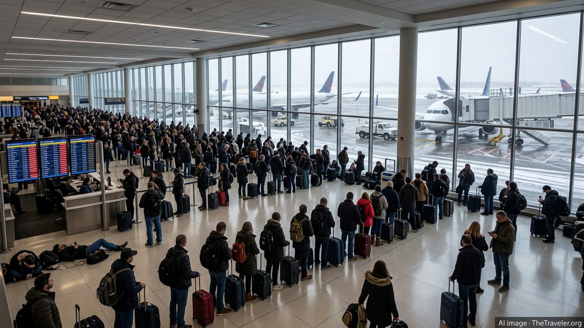Storm Chaos Grounds Dozens of Flights in Columbus and Salt Lake