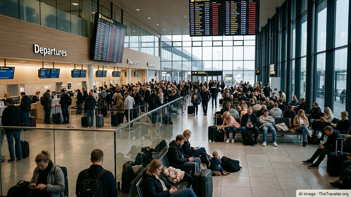 Copenhagen Airport Chaos: Massive Disruptions Strand Travelers