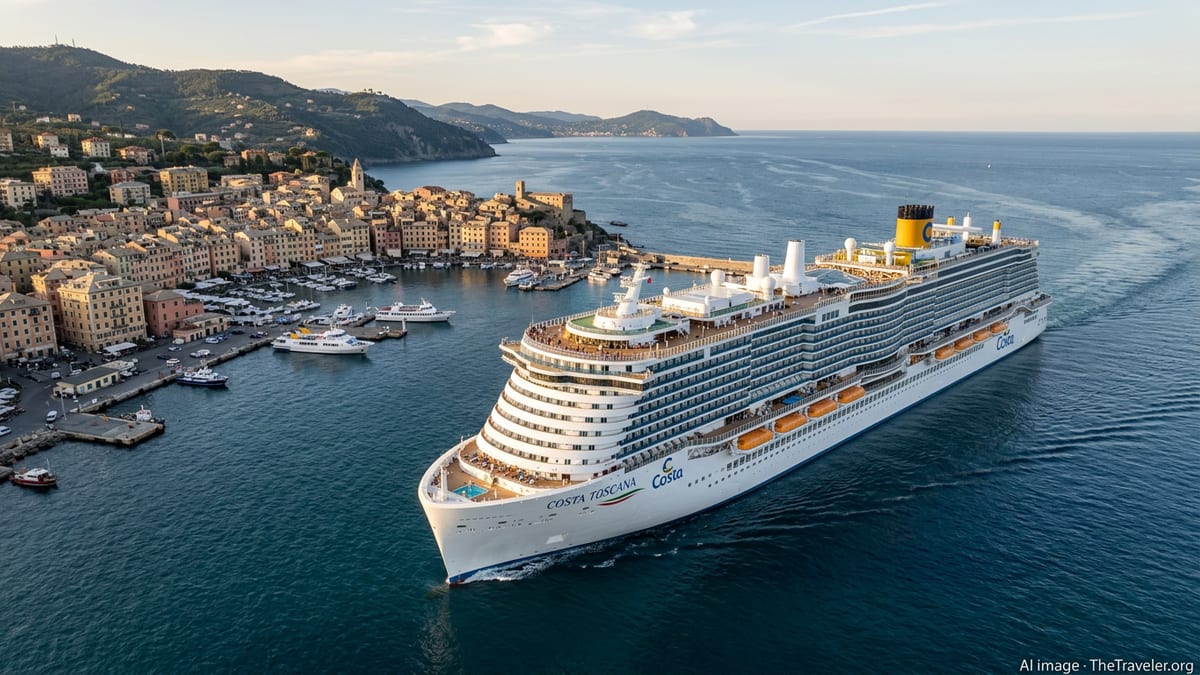 Costa Toscana Revives Western Med Cruises With Green Focus