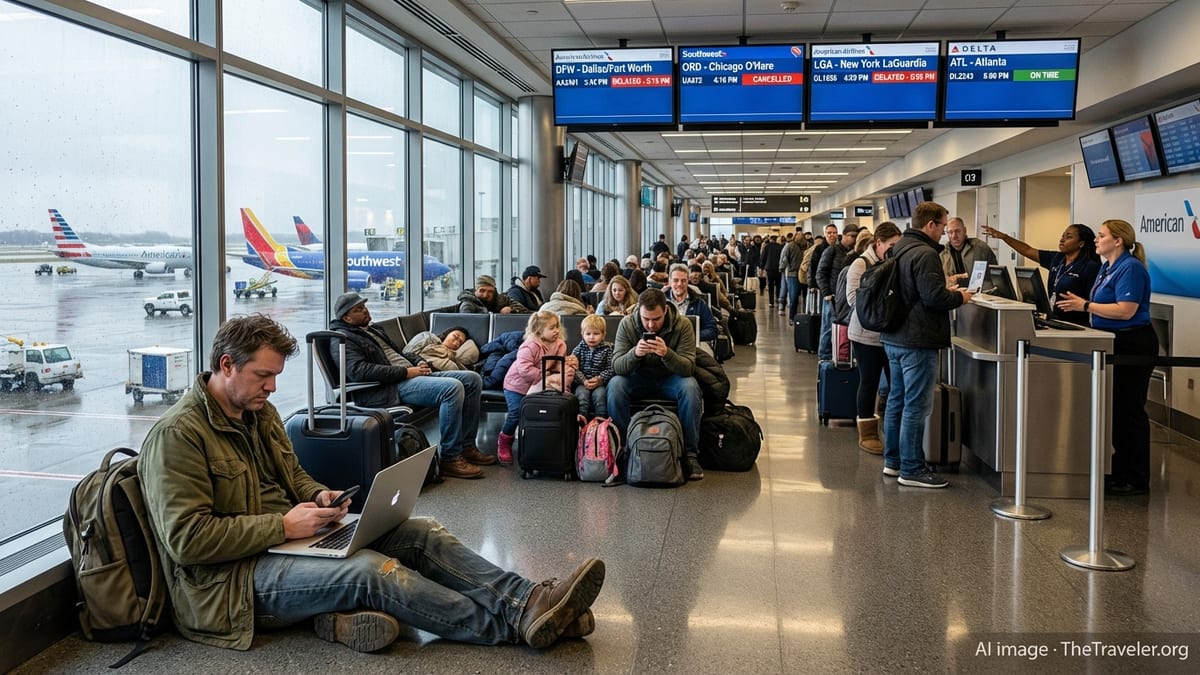 American, Southwest and Delta Disruptions Snarl Flights in Dallas, Chicago, New York