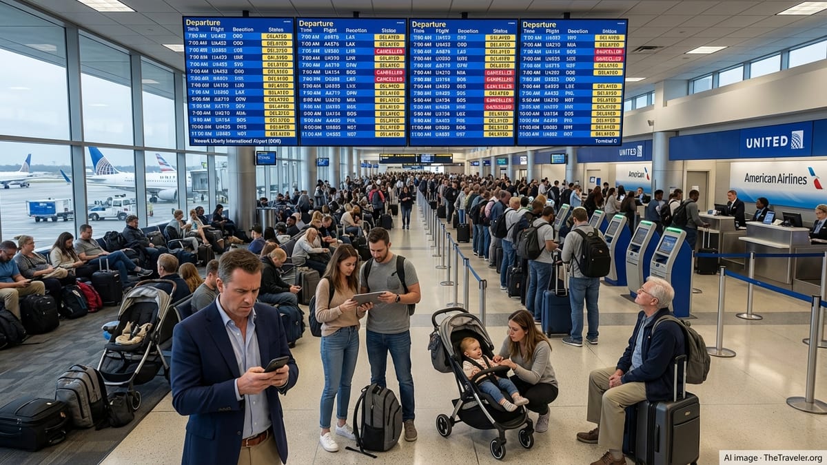 Delays and Cancellations at Newark Liberty Strand Tri-State Travelers and Disrupt Flights Nationwide