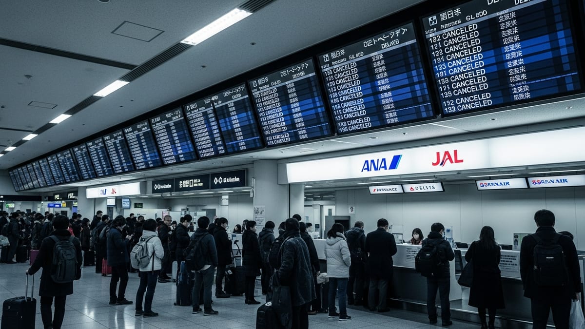 Winter Storms, Capacity Crunch Trigger Widespread Flight Cancellations Across Japan and Beyond