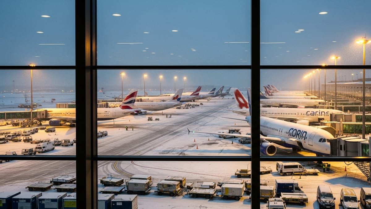 851 Delays Underscore Fragile Winter Operations at Major European Airports