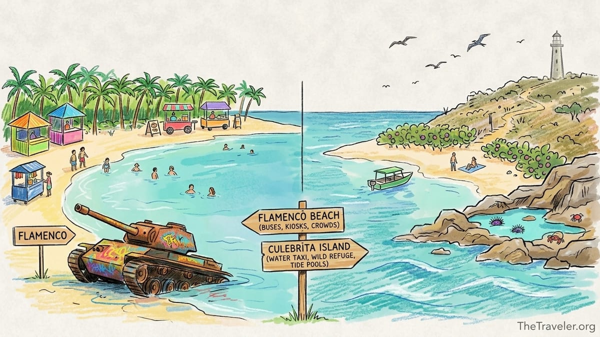 Culebrita vs Flamenco Beach: Two Very Different Culebra Days